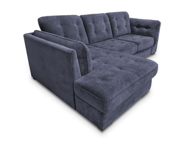 Угловой диван MOON 110 реальное фото образца цвет серый (фото 274726)