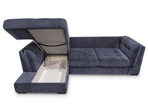 Угловой диван MOON 110 реальное фото образца цвет серый (фото 274729)