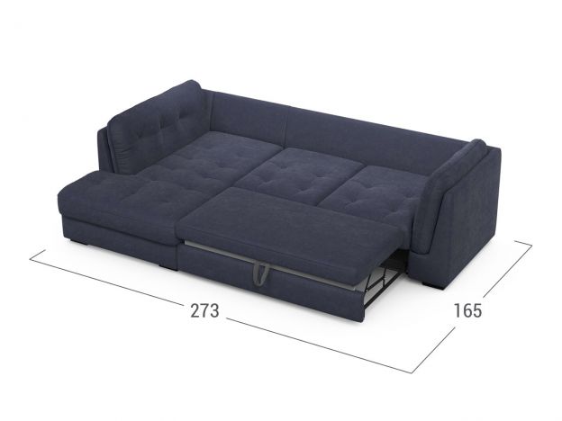 Угловой диван MOON 110 цвет серый (фото 274719)