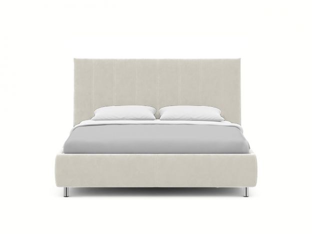 Кровать с подъемным механизмом MOON 1161 цвет белый,бежевый (фото 275261)