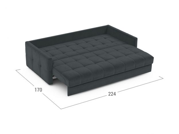 Диван MOON 015 цвет черный,серый (фото 283161)