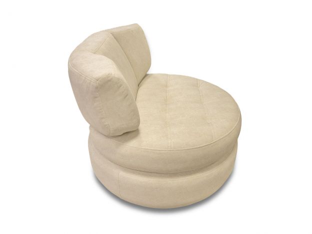 Кресло Дискавери круглое цвет бежевый (фото 283839)