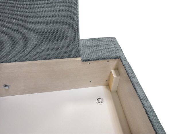 Угловой диван Остин реальное фото образца цвет серый (фото 284927)