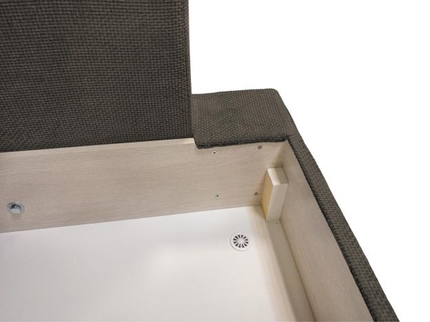 Угловой диван Остин реальное фото образца цвет коричневый (фото 285089)