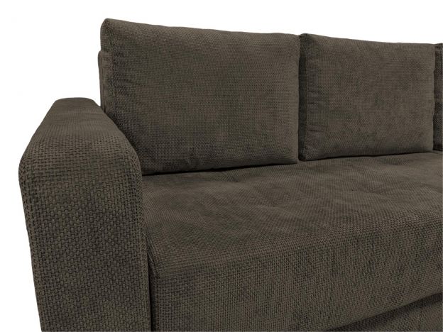 Угловой диван Остин реальное фото образца цвет коричневый (фото 285090)