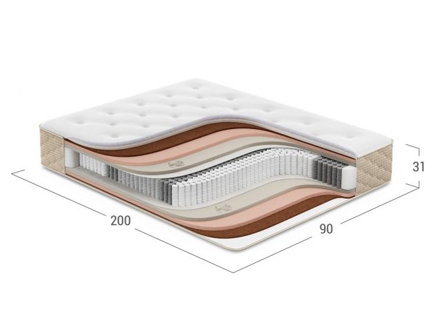 Матрас пружинный MOON BEAUTY 844 (фото 286077) Матрас пружинный MOON BEAUTY 844 (фото 286077)