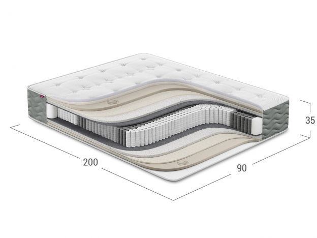 Матрас пружинный MOON DREAM 856 (фото 286587)