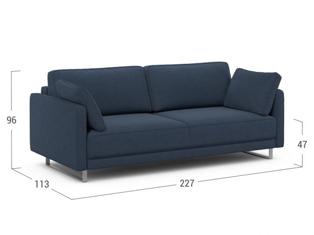 Диван MOON 178 цвет синий (фото 287366)