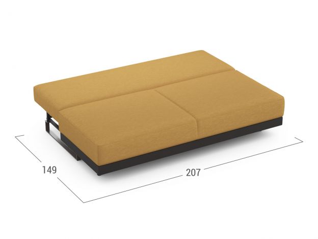 Диван MOON 178 цвет желтый (фото 287554)