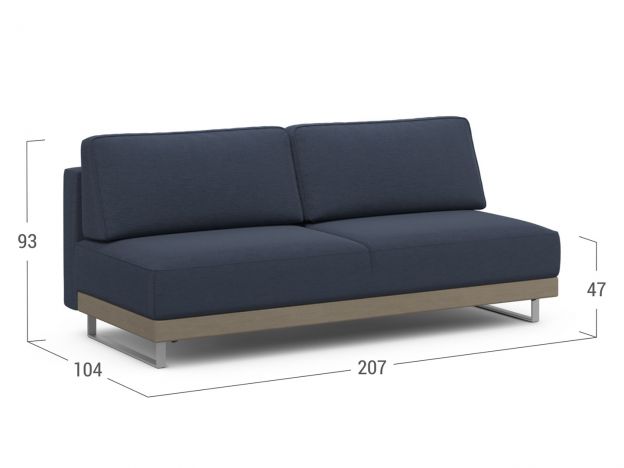 Диван MOON 178 цвет синий (фото 287618)