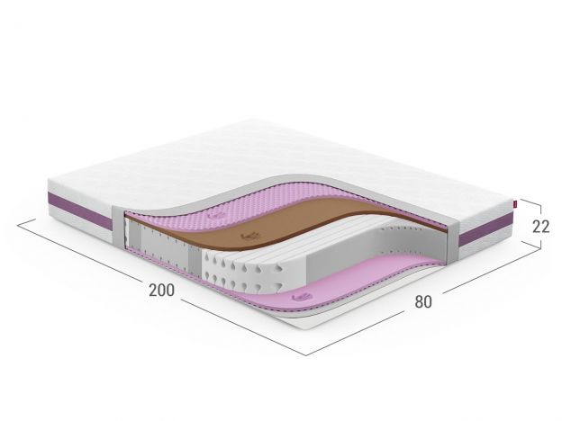 Матрас беспружинный MOON SPA 885 (фото 288583) Матрас беспружинный MOON SPA 885 (фото 288583)