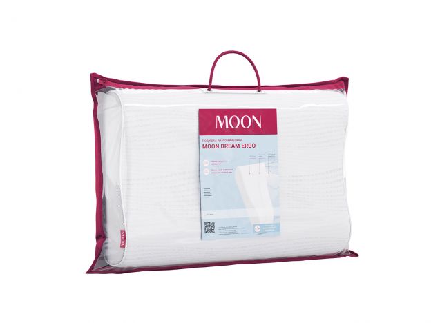 Подушка MOON DREAM ERGO цвет белый (фото 289720) Подушка MOON DREAM ERGO цвет белый (фото 289720)