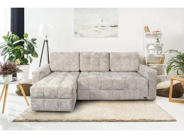 Угловой диван Бремен цвет белый,бежевый (фото 295906)