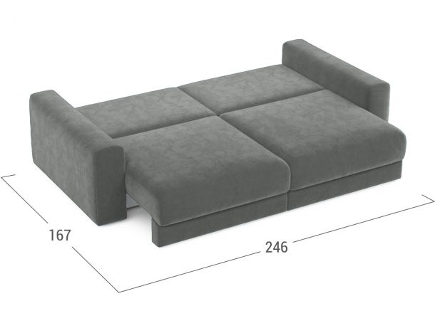 Диван MOON 007 цвет серый (фото 295783)