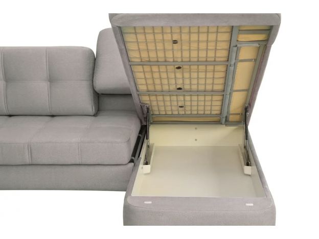 Угловой диван Берлин цвет серый (фото 143135)