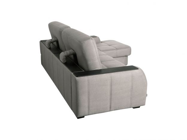 Угловой диван Берлин цвет серый (фото 143137)