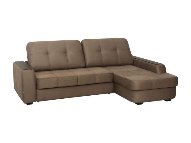Угловой диван Берлин цвет коричневый (фото 143224)