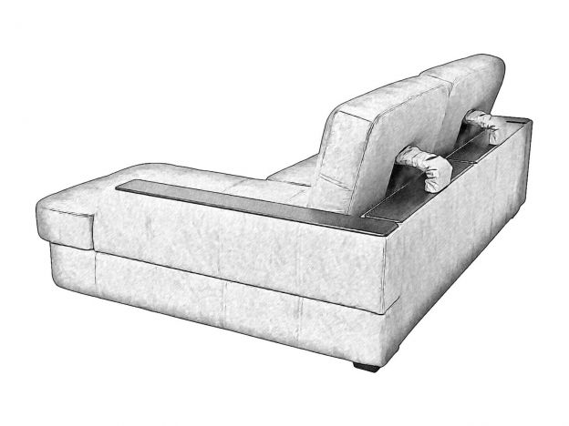 Угловой диван Берлин цвет бежевый (фото 176607)