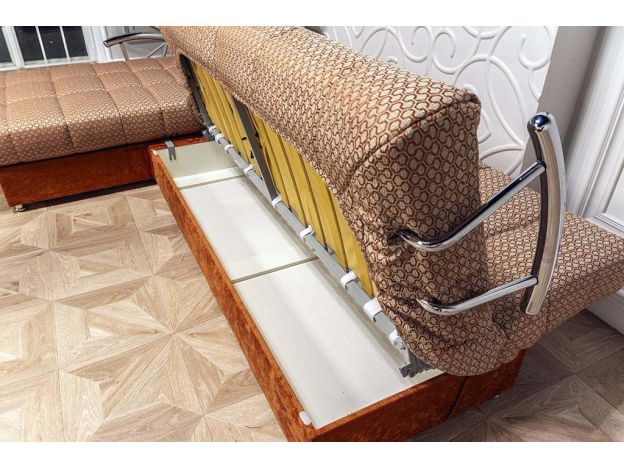 Угловой диван Милан цвет оранжевый (фото 180545) Угловой диван Милан цвет оранжевый (фото 180545)