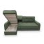 Угловой диван Кембридж реальное фото образца цвет зеленый (фото 279327)