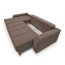 Угловой диван Кембридж реальное фото образца цвет коричневый (фото 292181)