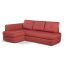 Угловой диван Арно цвет красный (фото 12584)