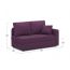 Диван кушетка MOON 074 цвет фиолетовый (фото 303132)