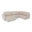 Угловой диван Джефферсон цвет белый,бежевый (фото 325576)