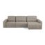 Угловой диван Джефферсон цвет бежевый,серый