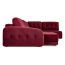 Угловой диван Джефферсон цвет красный,бордовый (фото 29537)