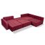 Угловой диван Джефферсон цвет красный,бордовый (фото 29538)