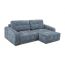Угловой диван Джефферсон цвет голубой (фото 326129)