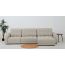 Угловой диван Джефферсон цвет бежевый,серый (фото 326256)