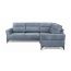 Угловой диван Хадсон цвет голубой (фото 326735)