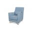 Кресло Рик цвет голубой