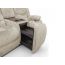 Диван реклайнер с баром Маранта цвет бежевый (фото 341184)