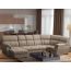 Угловой диван Монако цвет бежевый,коричневый (фото 341896)