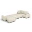 Угловой диван Уолтер цвет белый,бежевый (фото 342755)