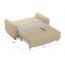 Диван MOON 005 цвет бежевый (фото 344313)