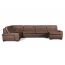 Угловой диван Лангрей цвет коричневый  (код 609291)