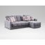 Угловой диван MOON 015 цвет серый