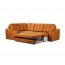 Угловой диван Даллас цвет оранжевый,коричневый (фото 15128)