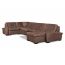 Угловой диван Лангрей цвет коричневый (фото 24788)
