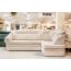 Угловой диван Ришилье 1 цвет белый,бежевый (фото 140537)