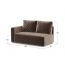 Диван кушетка Марсель 087 цвет коричневый (фото 151631)