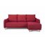 Угловой диван Бьерг цвет красный,бордовый