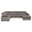 Угловой диван Миста цвет коричневый,серый  (код 54030)