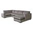 Угловой диван Миста цвет коричневый,серый (фото 163751)