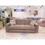 Комплект диван и кресло MOON 107 цвет бежевый,коричневый (фото 173847)