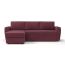 Угловой диван Лакки цвет красный,бордовый